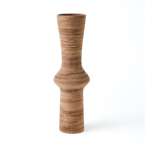 Expo Vase-Brown-Low Neck
