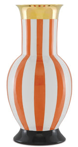 De Luca Coral Stripe Large Vase