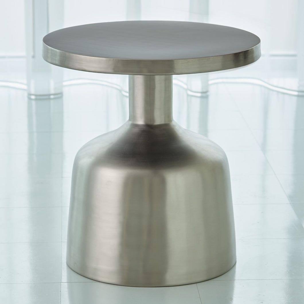 Neutra Accent Table-Satin Nickel