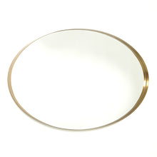 Cargar imagen en el visor de la galería, Elongated Oval Mirror-Brass-Lg
