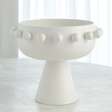 Cargar imagen en el visor de la galería, Spheres Collection Footed Bowl-Ivory
