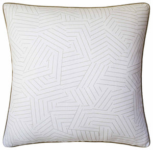 Pillows 22x22 Deconstructed Stripe Greige