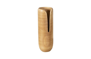 Interval Natural Wood Vase
