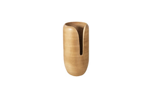 Interval Natural Wood Vase