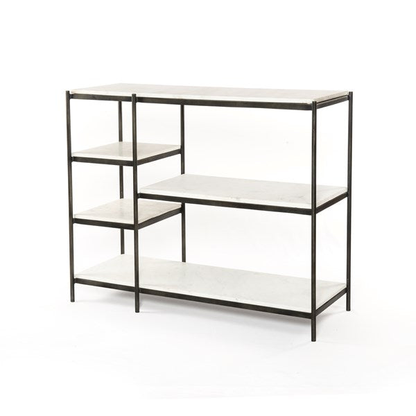 Lilly Console Table-Hammered Grey