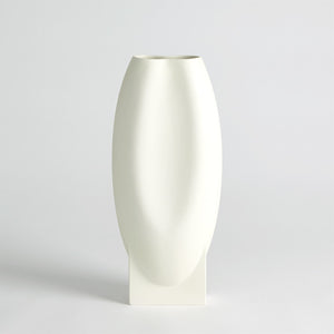 ORPHEUS VASES AND LOW BOWL-IVORY
