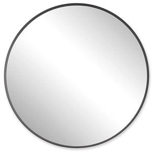 Padria Round Mirror 60" Black