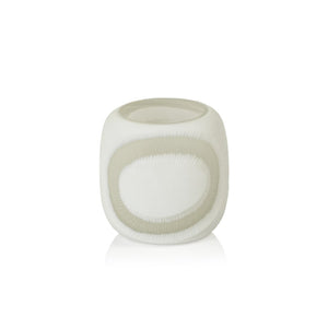 Serenity All White Tealight Holder