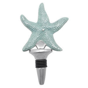 Aqua Starfish Bottle Stopper