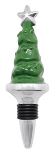 Green 3D Tree Bottle Stopper