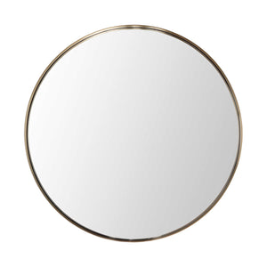 Padria Round Mirror 40 Brass"